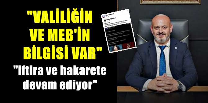 Muhalefeti hedef alan okul müdürüne İYİ Partili başkandan bir tepki daha..!